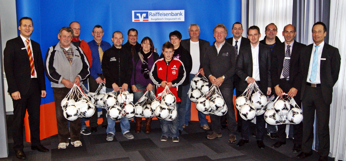 Jugendfußballförderung der Raiffeisenbank Burgebrach-Stegaurach eG